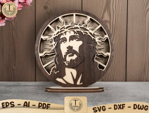 Bringing Faith to Life with a Layered Jesus Laser Cut File SVG