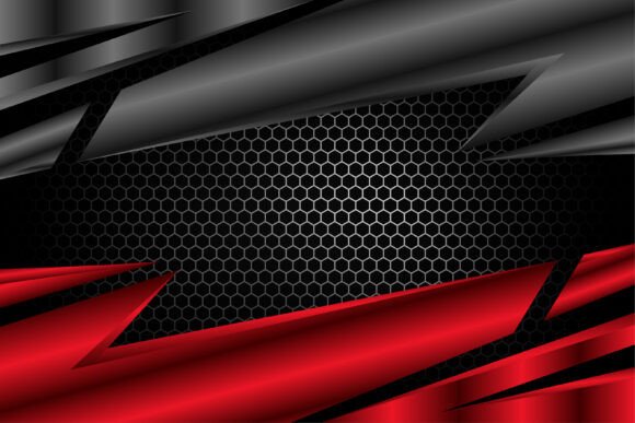 Elevating Digital Presence with a Red Black Horizontal Background
