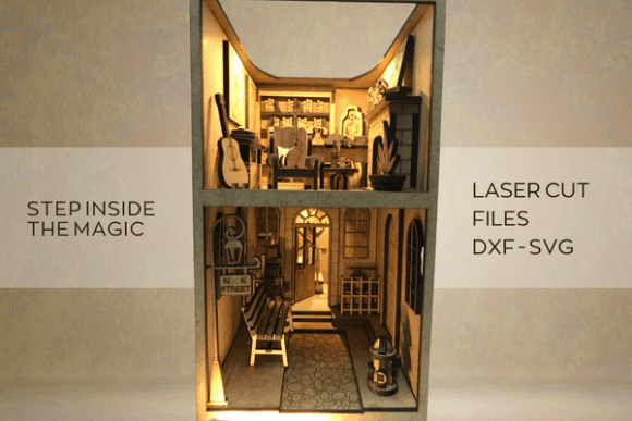 Elevating Spatial Storytelling: The Strategic Value of Book Nook – DXF SVG - Laser Cut Files