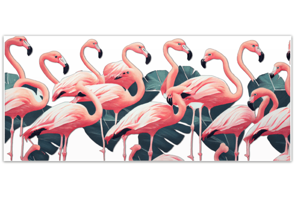 Evaluating the Flamingo Monsterra 16 Oz Libbey Wrap PNG for Sublimation Projects