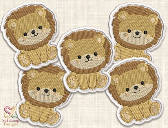 Evaluating the LION Patch Embroidery Design for Children's Projects