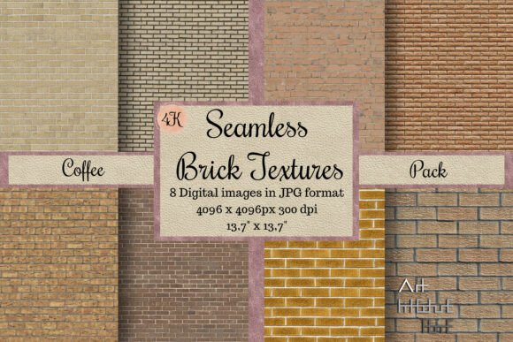 Seamless Coffee Brick Textures 4K