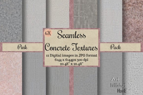 Seamless Pink Concrete Textures, 4K: Elevating Modern Design with Soft Industrial Aesthetics
