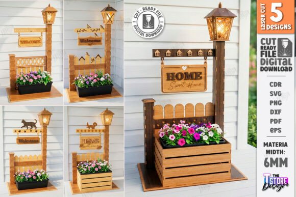 Transforming Your Outdoor Space with Laser-Cut Welcome Sign Planters