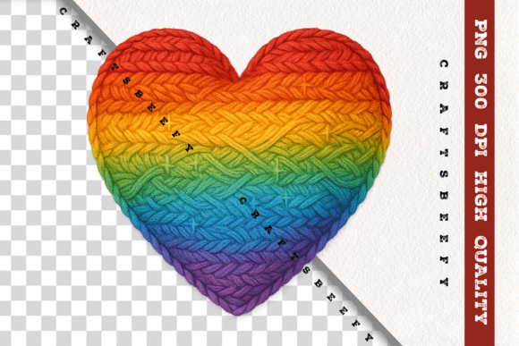 Understanding the Faux Crochet Rainbow Heart PNG: A Practical Guide for Crafters and Designers