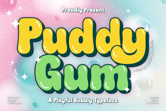 Unleashing Playful Typography with Puddy Gum