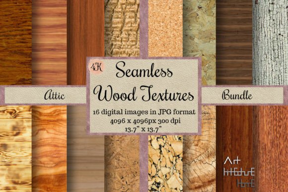 Unlocking Rustic Charm with the Seamless Wood Textures - Attic Bundle 4K